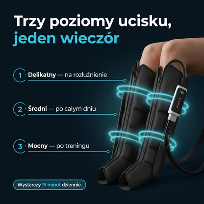 Relivo kompresyjne buty do domowego masażu nóg