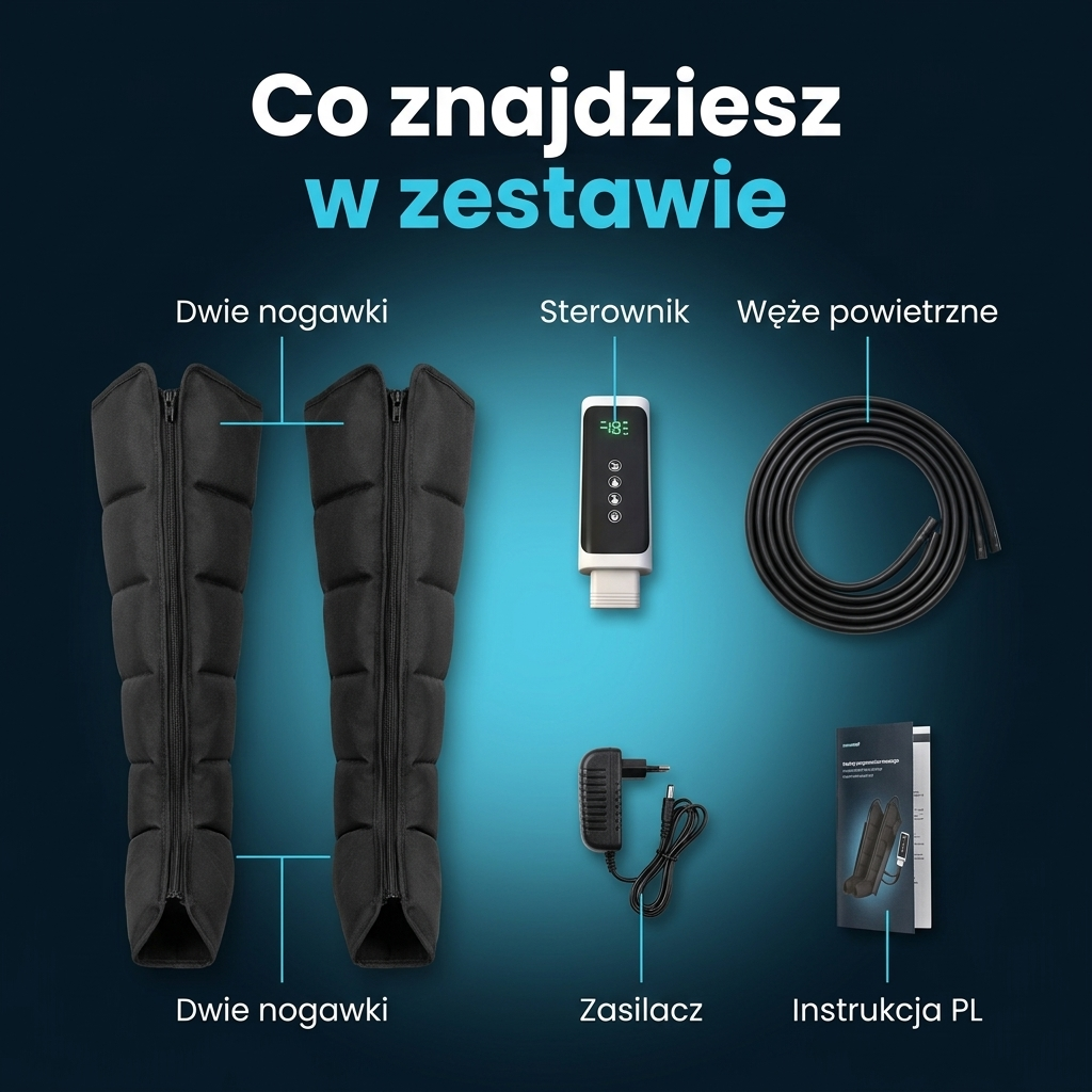 Relivo kompresyjne buty do domowego masażu nóg